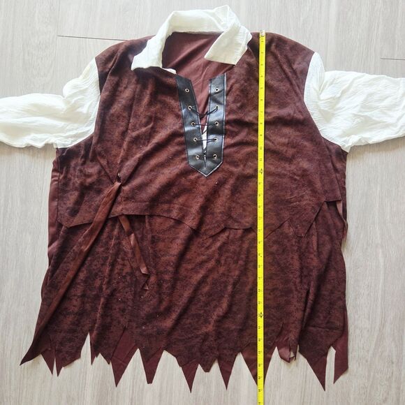 Rubies Pirate Costume Unisex Adult XL Halloween Outfit Complete 3 Piece Set - Picture 14 of 16